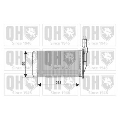 Photo Heat Exchanger, interior heating QUINTON HAZELL QHR2072