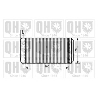 Foto Scambiatore calore, Riscaldamento abitacolo QUINTON HAZELL QHR2077