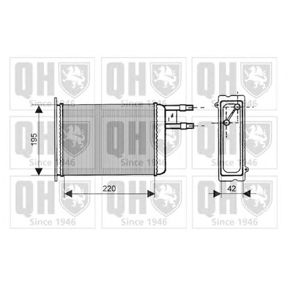 Foto Radiador de calefacción QUINTON HAZELL QHR2110