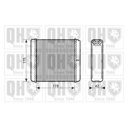 Foto Scambiatore calore, Riscaldamento abitacolo QUINTON HAZELL QHR2131