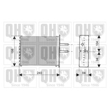 Foto Radiador de calefacción QUINTON HAZELL QHR2134