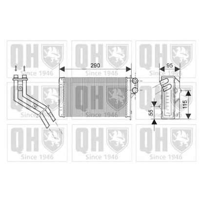 Foto Radiador de calefacción QUINTON HAZELL QHR2144