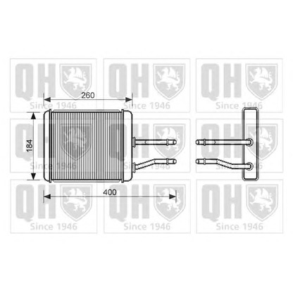 Zdjęcie Wymiennik ciepła, ogrzewanie wnętrza QUINTON HAZELL QHR2162