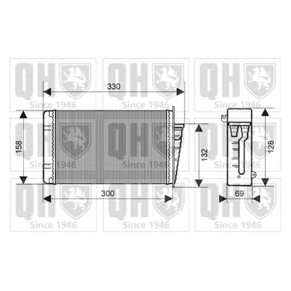 Foto Radiador de calefacción QUINTON HAZELL QHR2174