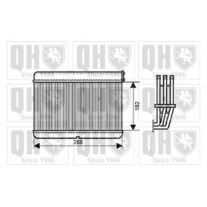 Foto Radiador de calefacción QUINTON HAZELL QHR2180