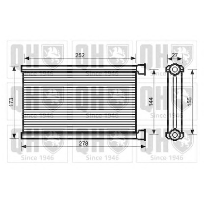 Foto Radiador de calefacción QUINTON HAZELL QHR2234