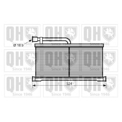 Photo Heat Exchanger, interior heating QUINTON HAZELL QHR2277