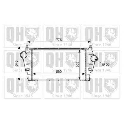 Photo Intercooler, charger QUINTON HAZELL QIC100