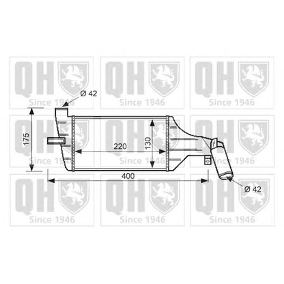 Photo Intercooler, échangeur QUINTON HAZELL QIC106