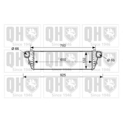 Photo Intercooler, charger QUINTON HAZELL QIC108