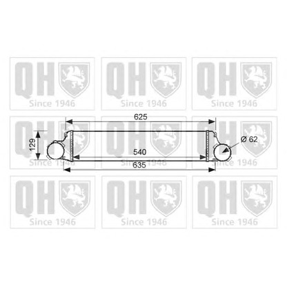 Foto Ladeluftkühler QUINTON HAZELL QIC122