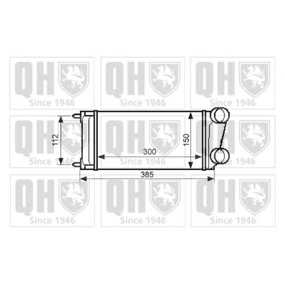 Photo Intercooler, échangeur QUINTON HAZELL QIC128