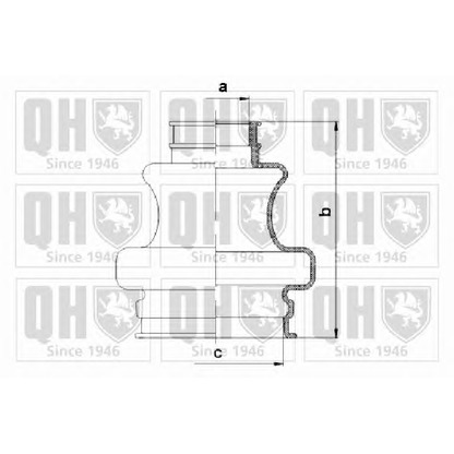 Foto Faltenbalg, Antriebswelle QUINTON HAZELL QJB1081