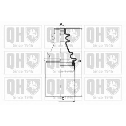 Foto Juego de fuelles, árbol de transmisión QUINTON HAZELL QJB1127