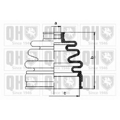 Photo Jeu de joints-soufflets, arbre de commande QUINTON HAZELL QJB1142