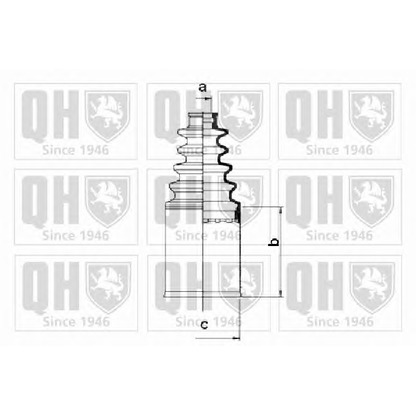 Zdjęcie Osłona, półoż napędowa QUINTON HAZELL QJB250