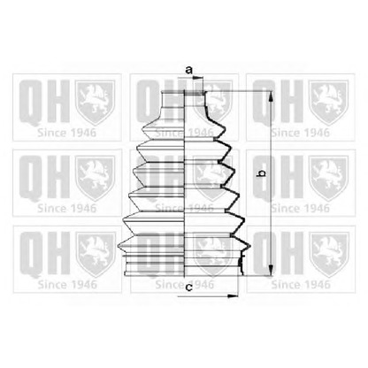 Photo Jeu de joints-soufflets, arbre de commande QUINTON HAZELL QJB2753