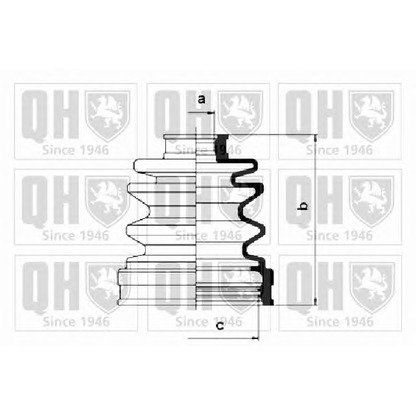 Foto Juego de fuelles, árbol de transmisión QUINTON HAZELL QJB375