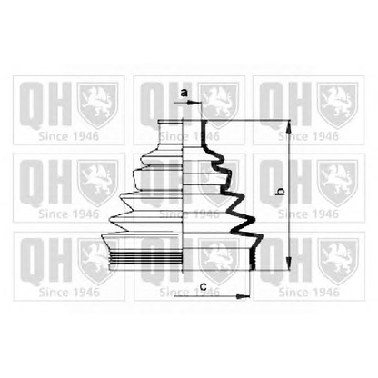 Zdjęcie Zestaw osłon, półoż napędowa QUINTON HAZELL QJB498