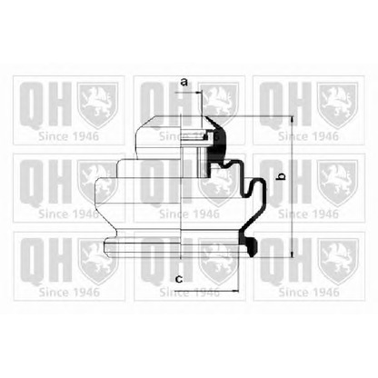 Photo Bellow Set, drive shaft QUINTON HAZELL QJB501