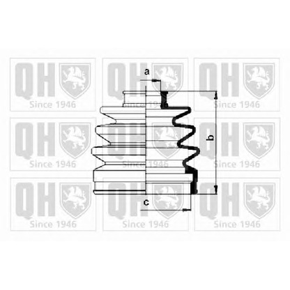 Foto Juego de fuelles, árbol de transmisión QUINTON HAZELL QJB638