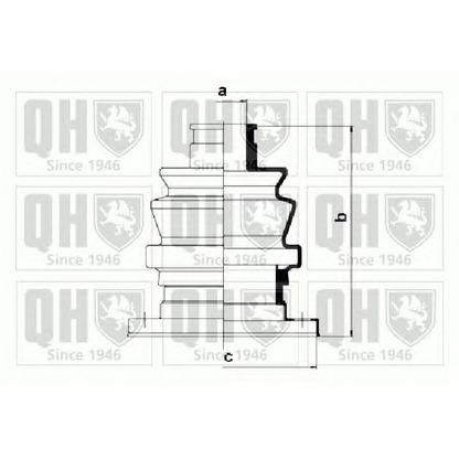 Foto Faltenbalg, Antriebswelle QUINTON HAZELL QJB777