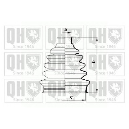 Foto Juego de fuelles, árbol de transmisión QUINTON HAZELL QJB855