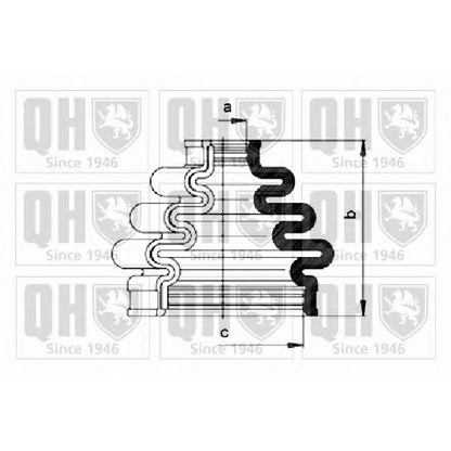 Foto Juego de fuelles, árbol de transmisión QUINTON HAZELL QJB903