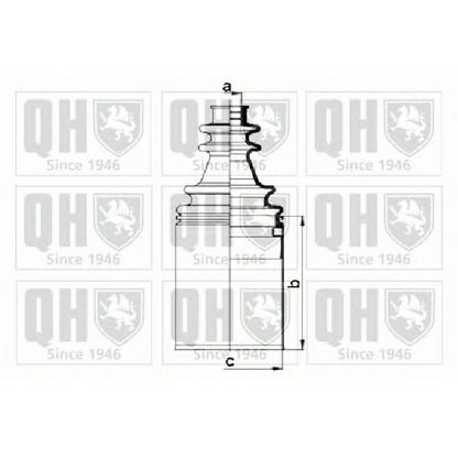 Zdjęcie Osłona, półoż napędowa QUINTON HAZELL QJB952