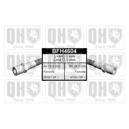 Photo Brake Hose QUINTON HAZELL BFH4604