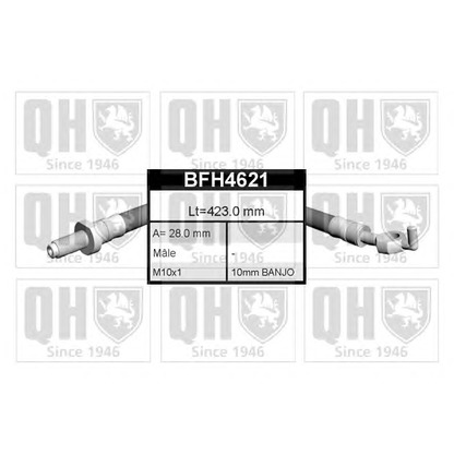 Zdjęcie Przewód hamulcowy elastyczny QUINTON HAZELL BFH4621