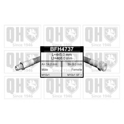 Photo Brake Hose QUINTON HAZELL BFH4737