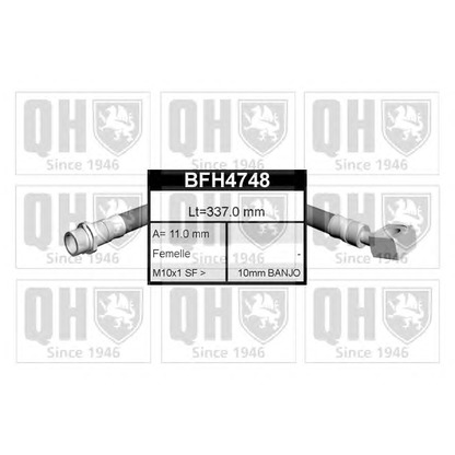 Photo Brake Hose QUINTON HAZELL BFH4748