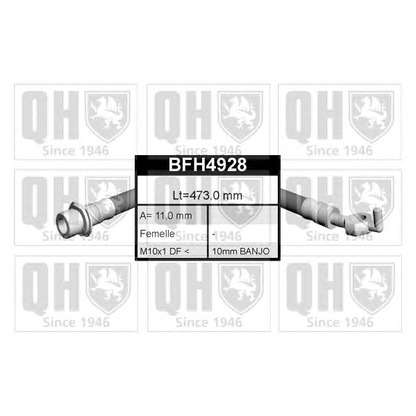 Photo Brake Hose QUINTON HAZELL BFH4928