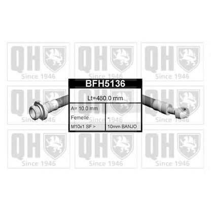 Photo Brake Hose QUINTON HAZELL BFH5136