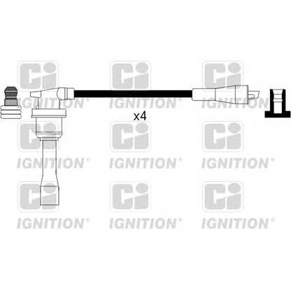 Zdjęcie Zestaw przewodów zapłonowych QUINTON HAZELL XC1000
