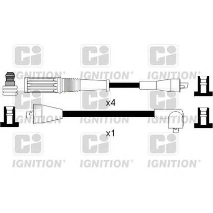 Photo Kit de câbles d'allumage QUINTON HAZELL XC1012