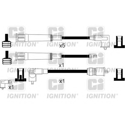 Фото Комплект проводов зажигания QUINTON HAZELL XC1017