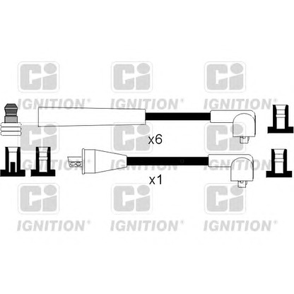 Foto Juego de cables de encendido QUINTON HAZELL XC1041