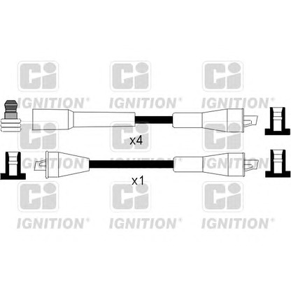 Photo Kit de câbles d'allumage QUINTON HAZELL XC1054