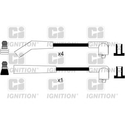 Photo Ignition Cable Kit QUINTON HAZELL XC1056