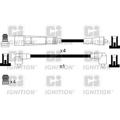 Photo Kit de câbles d'allumage QUINTON HAZELL XC1063