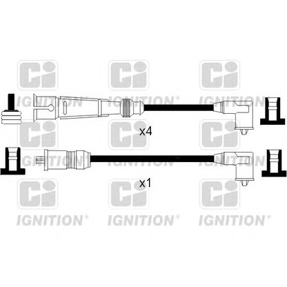 Photo Kit de câbles d'allumage QUINTON HAZELL XC1070