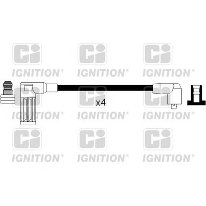 Zdjęcie Zestaw przewodów zapłonowych QUINTON HAZELL XC1092