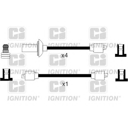 Foto Kit cavi accensione QUINTON HAZELL XC1102