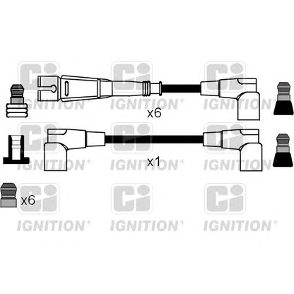 Photo Kit de câbles d'allumage QUINTON HAZELL XC1106