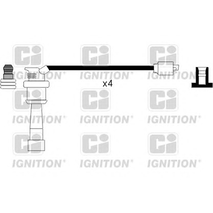 Zdjęcie Zestaw przewodów zapłonowych QUINTON HAZELL XC1113