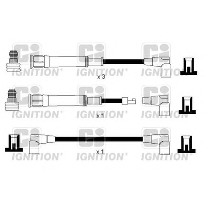 Photo Kit de câbles d'allumage QUINTON HAZELL XC1123