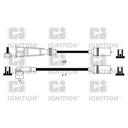 Photo Kit de câbles d'allumage QUINTON HAZELL XC1149