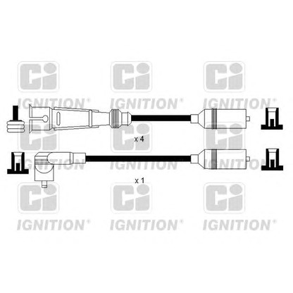 Photo Kit de câbles d'allumage QUINTON HAZELL XC1159